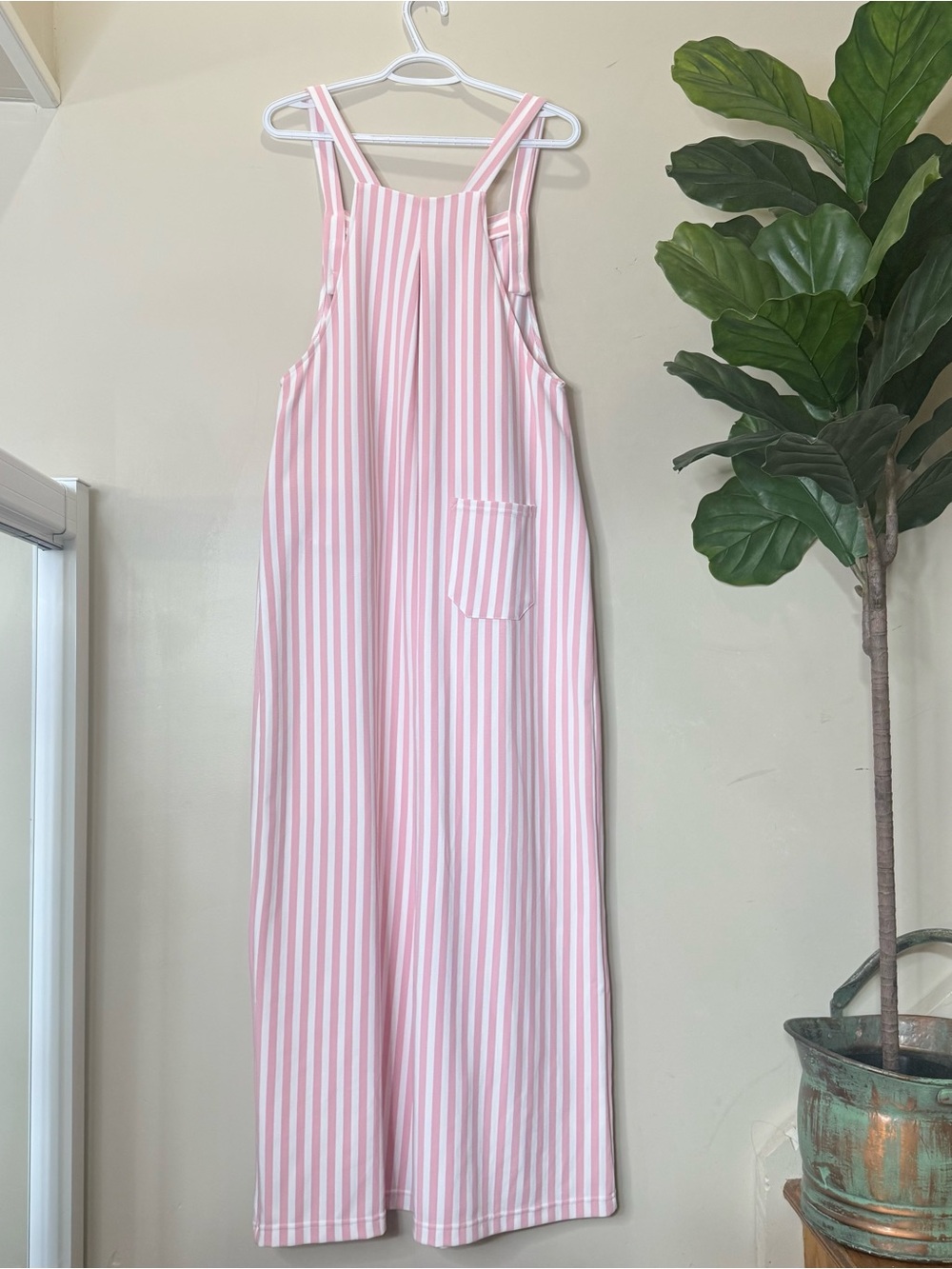 HALARA Pockets Stripe Waffle Overalls size L - Picture 7 of 17